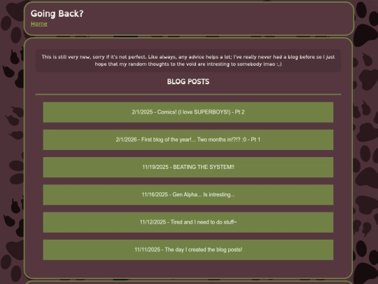 blog screenshot