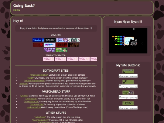 links screenshot