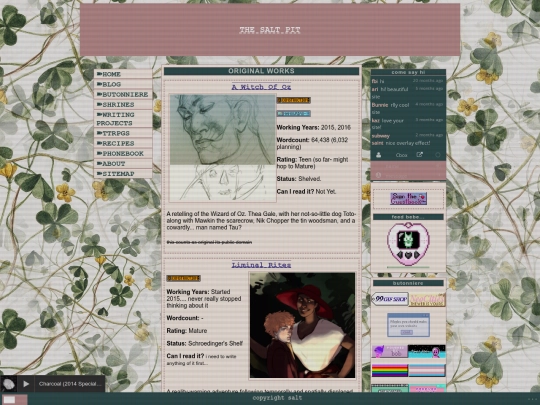 WRITING/originalfic screenshot