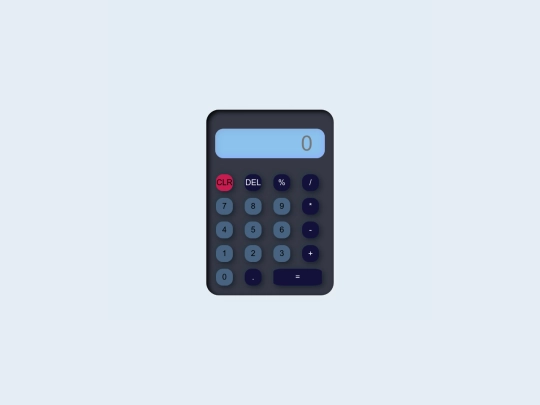 simple calculator/cal screenshot