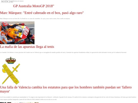 noticias screenshot