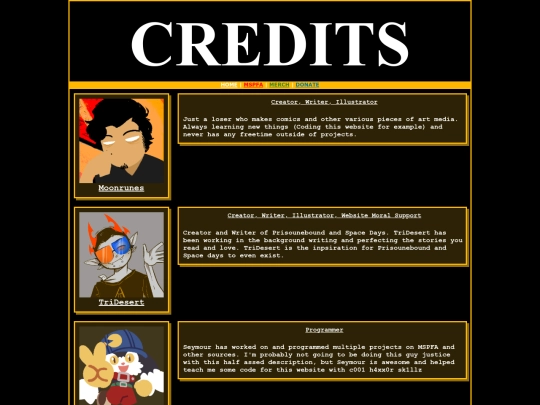 credits screenshot