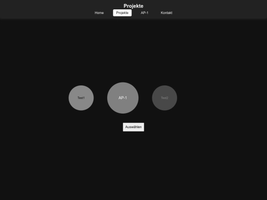 projects screenshot