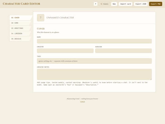 cardeditor screenshot
