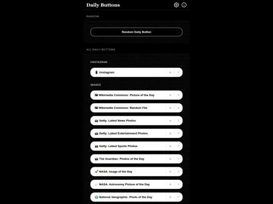dailybuttons screenshot