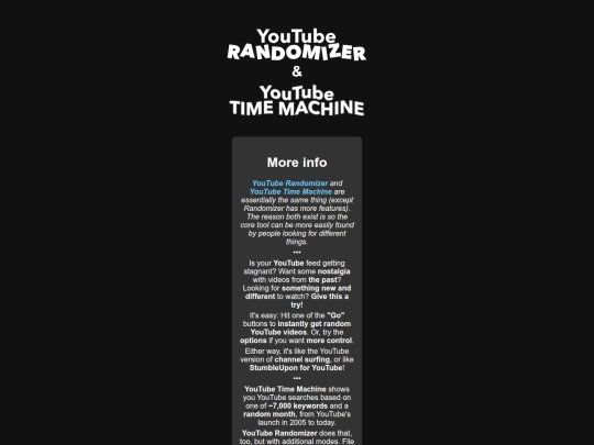 randomyt/info screenshot