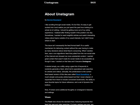 unstagram/about screenshot