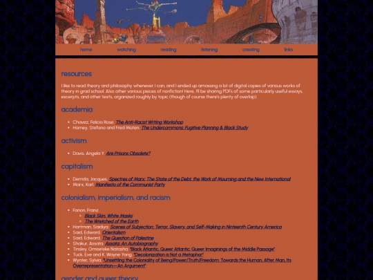 resources screenshot