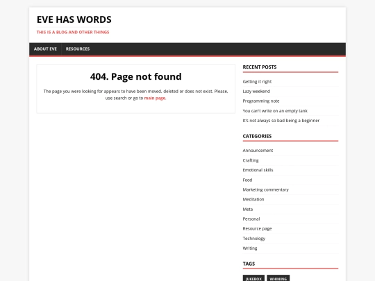 404 screenshot