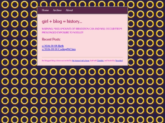 blog screenshot