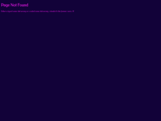 not_found screenshot
