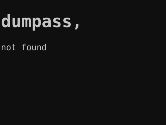 not_found screenshot
