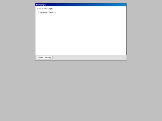 transcripts screenshot