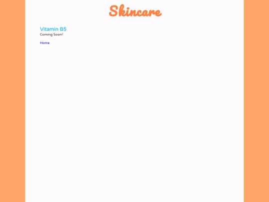 Skincare screenshot