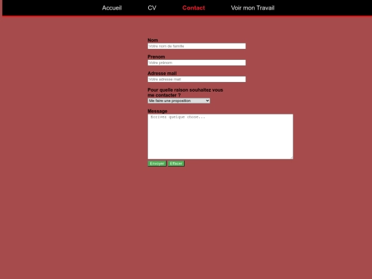 contact screenshot