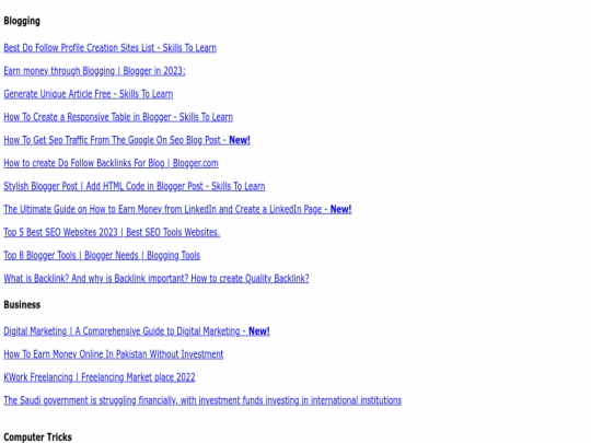 index screenshot