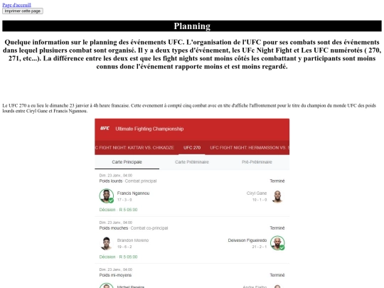 planning screenshot