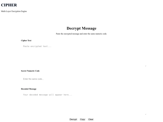 cipher/decode screenshot