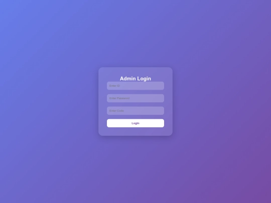 login screenshot