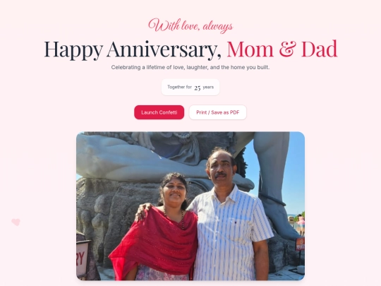 Anniversary screenshot