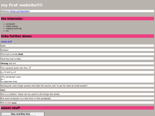 index screenshot