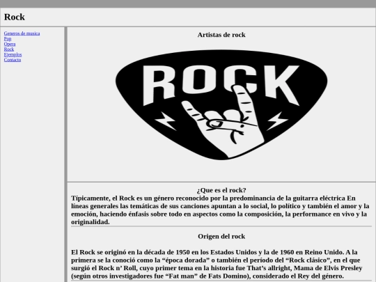 ejemplos div/rock screenshot