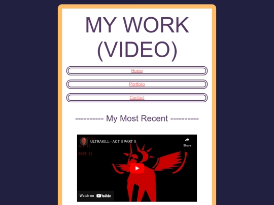 Portfolio screenshot