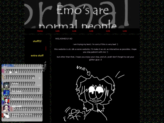 socials.html/homepage screenshot