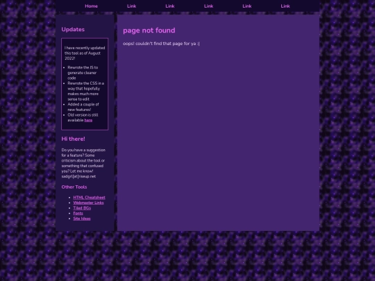 not_found screenshot