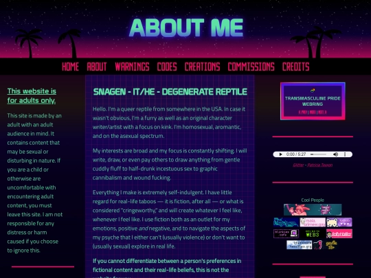 pages/about screenshot