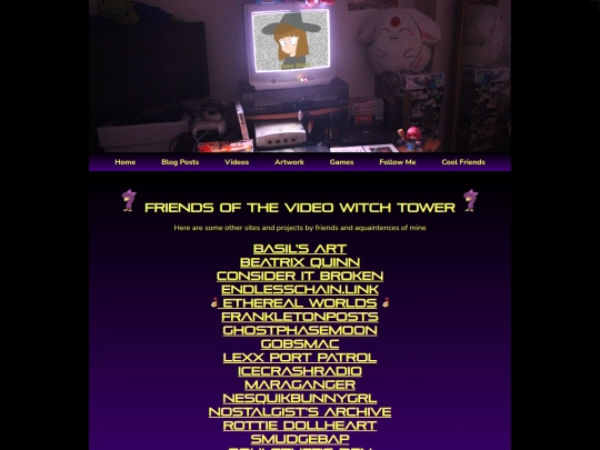 links screenshot