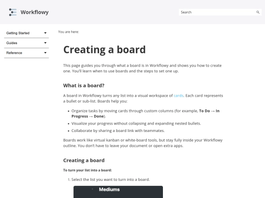 HTML5/Content/Guides/CreatingBoards screenshot