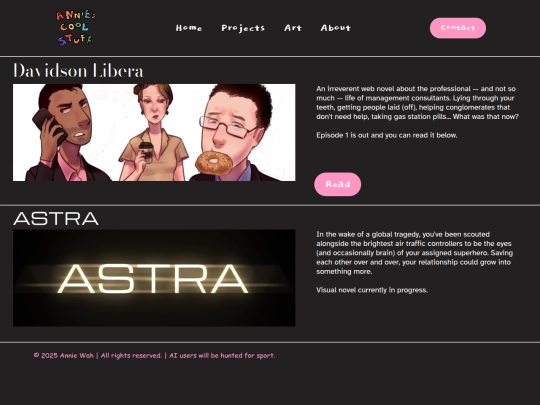 projects screenshot