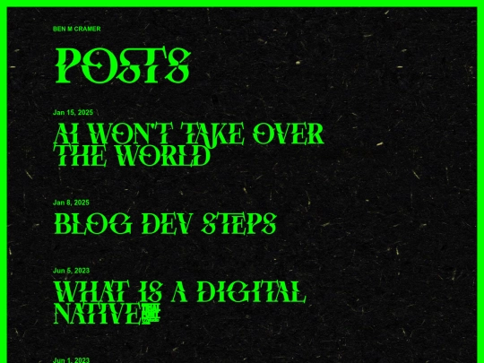 posts/page/1 screenshot