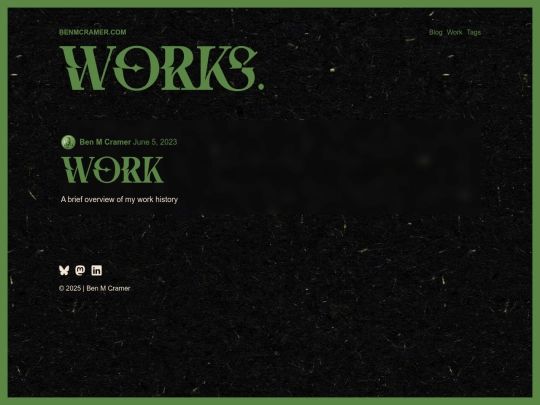 work screenshot