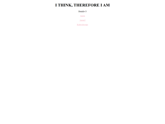 Autobiography screenshot