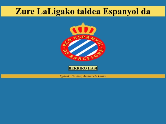 Oinarri metodologiko lanak/ZureTaldeaEspanyol screenshot