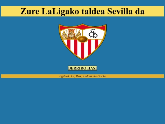 Oinarri metodologiko lanak/ZureTaldeaSevilla screenshot
