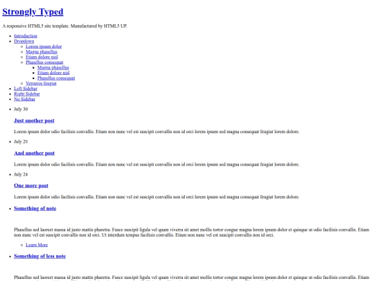 left-sidebar screenshot
