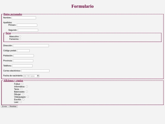 formulario screenshot