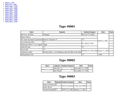 LIST/1-500 screenshot