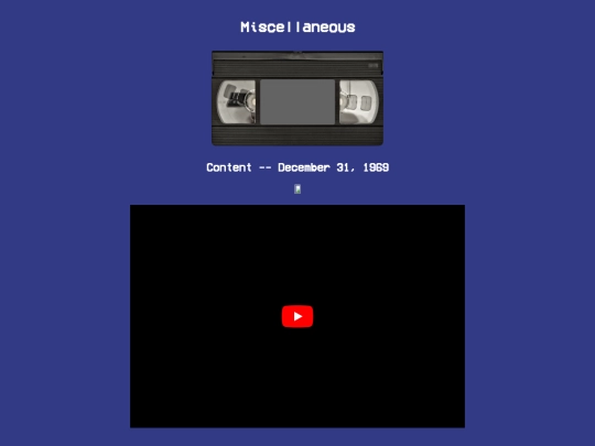 vhs/000/Misc screenshot
