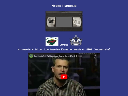 vhs/001/Misc screenshot