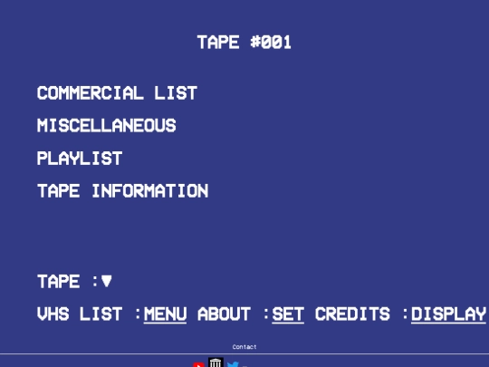 vhs/001 screenshot