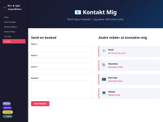 contact screenshot