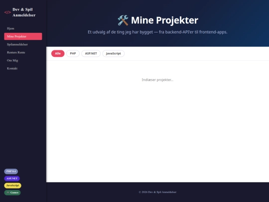 projekter screenshot