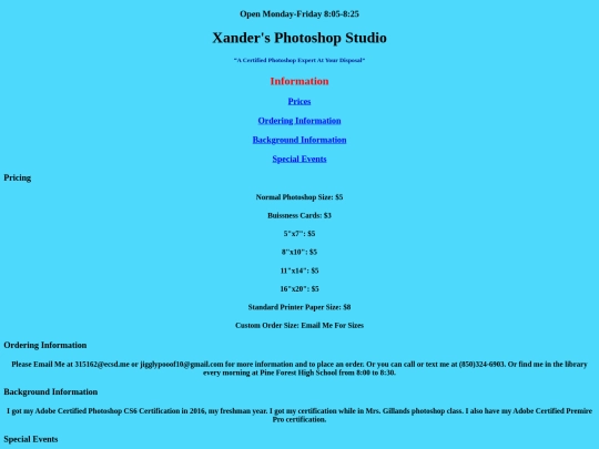 index screenshot
