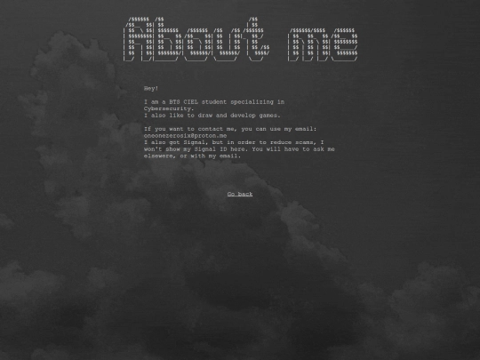 aboutme screenshot