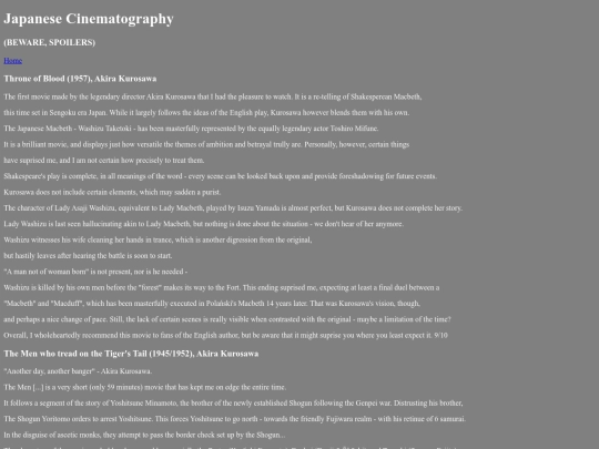 HTML/movies screenshot