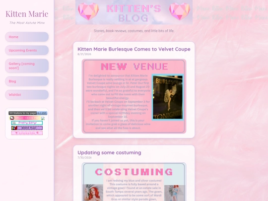 blog screenshot